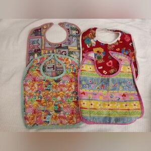 Vintage 80s SNOOZY Bibs- Set Of 4